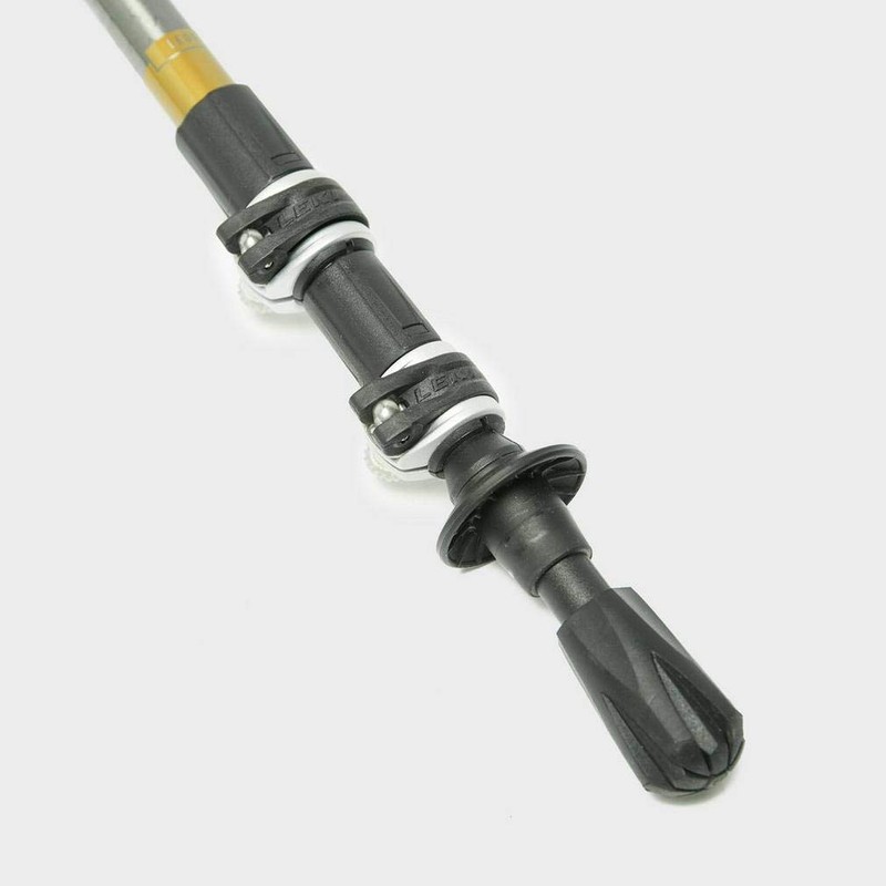 LEKI Wanderfreund Makalu, Unisex, Adult Hiking Pole, Bronze-White, One Size