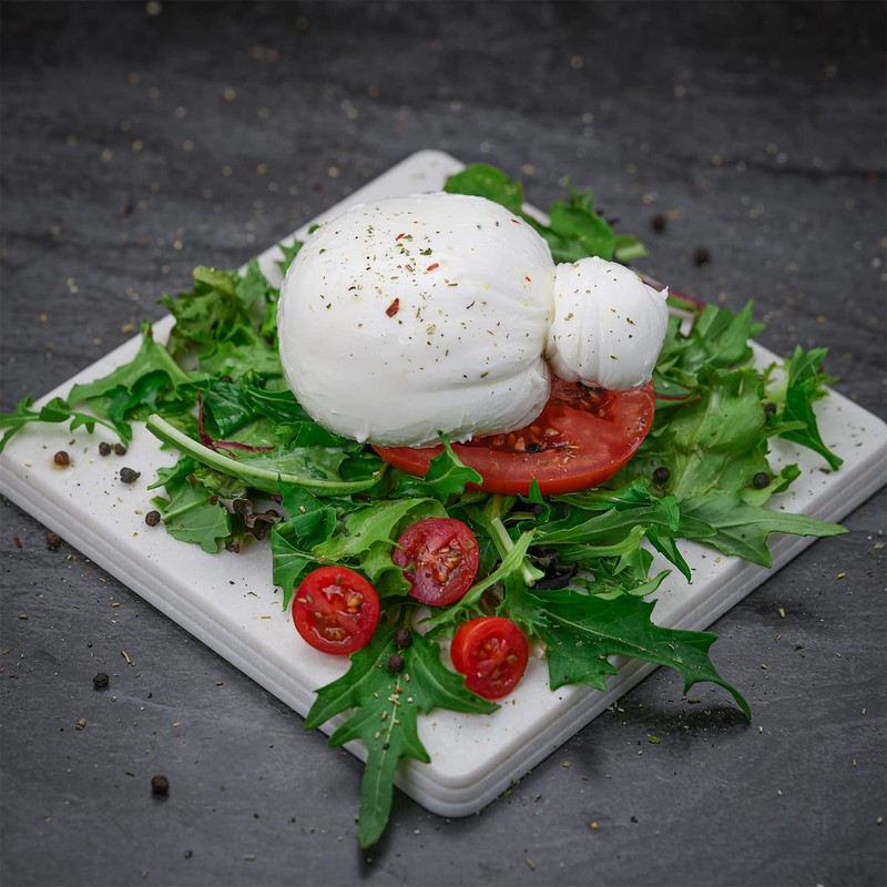 Mamma's Burratina with Truffles Mozzarella & Cream Fresh Italian Cheese