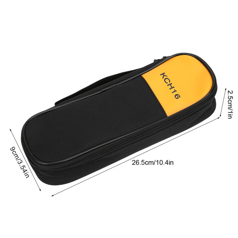 Fafeicy Multimeter Clamp Meter Case Carrying Bag for Fluke F302