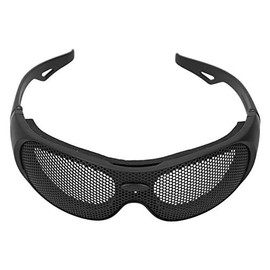 lyrlody UV400 Iron Mesh Glasses, Airsoft Tactical Glasses, Tactical Military Metal Mesh Glasses for Tactical Military CS Game Shooting