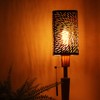 Lamp Shade Wrought Iron Hollow Design Modern Style Detachable Table