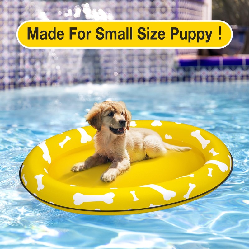Pet Soft Dog Float Raft - Inflatable Dog Swimming Float