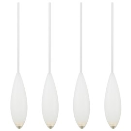 Alwonder Sbirolino Floats 20 g Slow Sinking Towing Float for Trout Fishing with Dough & Trout Spoon Bombarda Floats Aerodynamic Design for Long Casting Distances Pack of 4