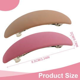 VAEIORP 2 Piece Hair Clips Women's Thin Hair Medium Hair Clip Vintage Automatic Hair Clip Set for Women Girls Hair Accessories