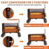 TIMBER RIDGE 300L Extra Large Collapsible Folding Wagon Carts with