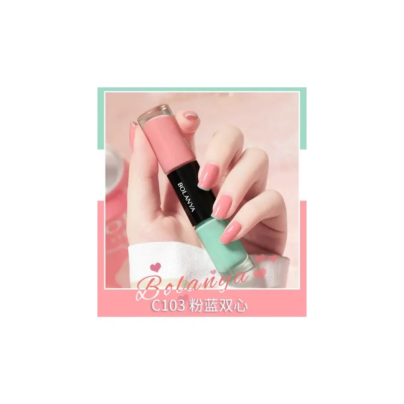 Esmalte De Uñas 4 En 1 Con Punta Doble,seca Al