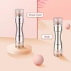 Set de brochas de maquillaje portátil 4 en 1: cerdas