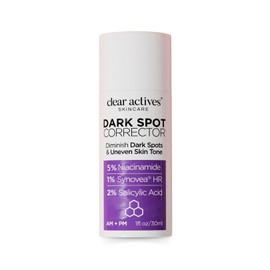 Clear Actives - Dark Spot Reduction Serum with Niacinamide, Salicylic Acid and Synovea® HR 4x More Effective Than Hydroquinone, Radiant Skin and Even Tone 30ml