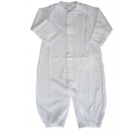 Kissy Kissy Unisex-Baby Basics White Convertible Gown