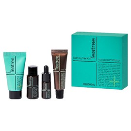 Mediheal Tea Tree Calming Trial Kit Cleansing Foam 30ml + Toner 30ml + Serum 10ml + Cream 20ml Set, 1 Set / 메디힐 티트리 카밍 트라이얼 키트 클렌징 폼 30ml + 토너 30ml + 세럼 10ml + 크림 20ml 세트, 1세트