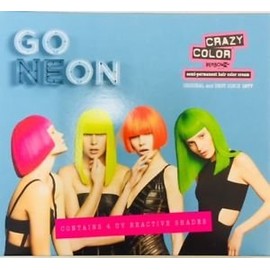 Crazy Color Semi-Permanent Hair Dye Renbow 4 x Anarchy UV 100ml .SHIPPING TO EUROPEAN COUNTRIES