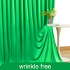 10x10 Green Backdrop Curtain for Parties Baby Shower Wrinkle Free
