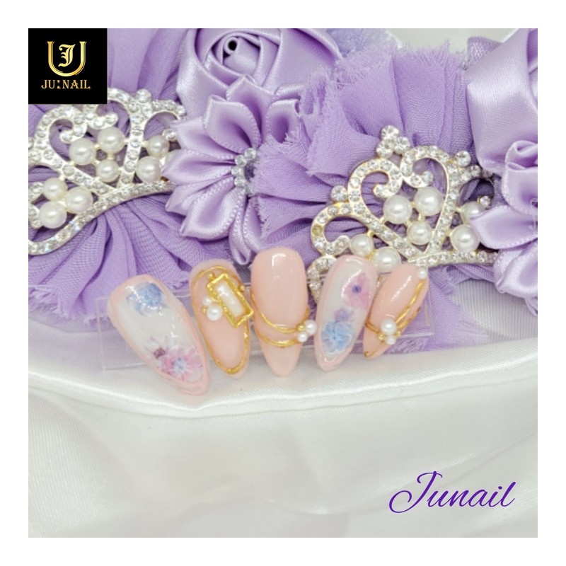 ✈Handmade nail tips in Jeju Island - Short Oval /