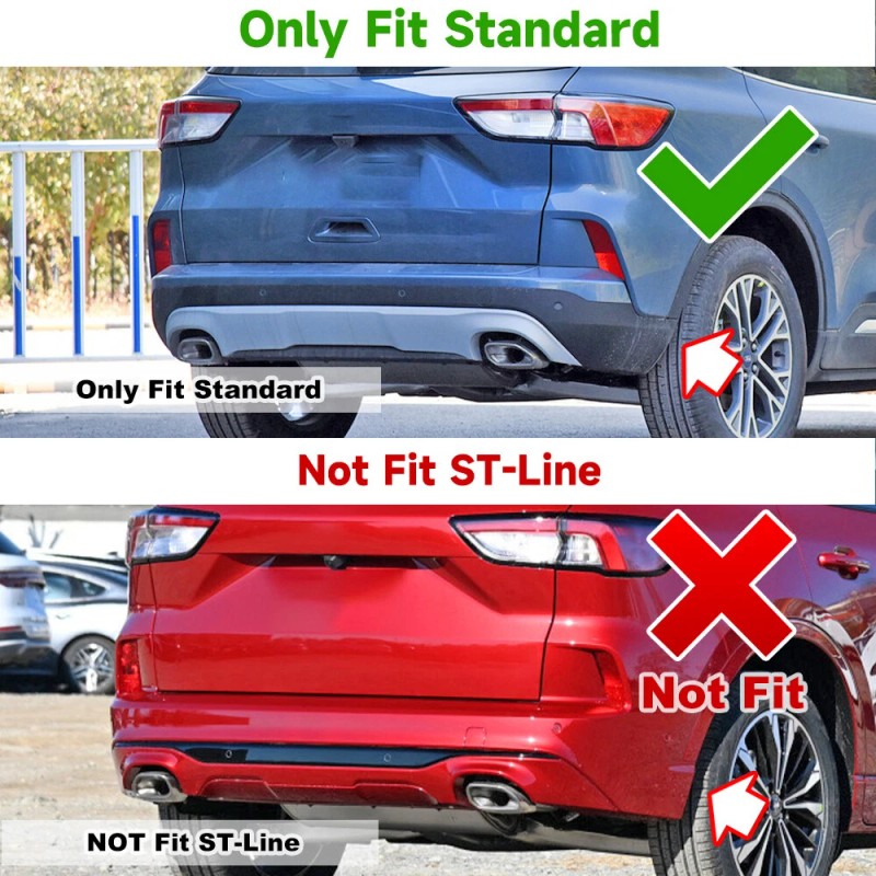 LUC 4X Protective Fender Flares Mud Flaps Splash Mudguards For