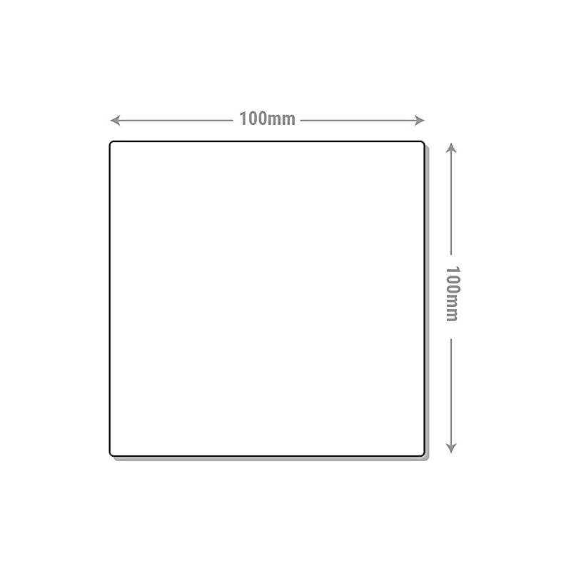 Vsafety 13011AF-G'Fire Alarm Logo' Sign, Square, 100 mm x 100