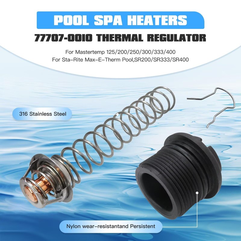 Xspeedonline Upgraded Thermal Regulator Kit for Master Temp, for Sta-Rite