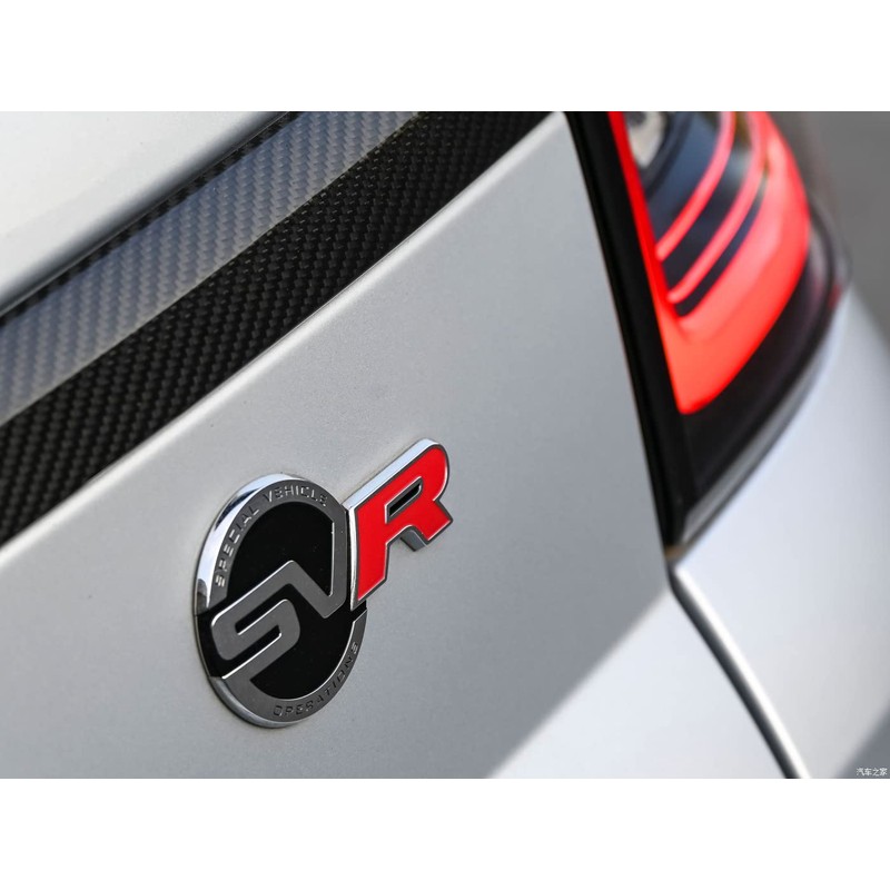 CSC AUTO Tailgate Badge 3D Metal SVR Trunk Badge Body