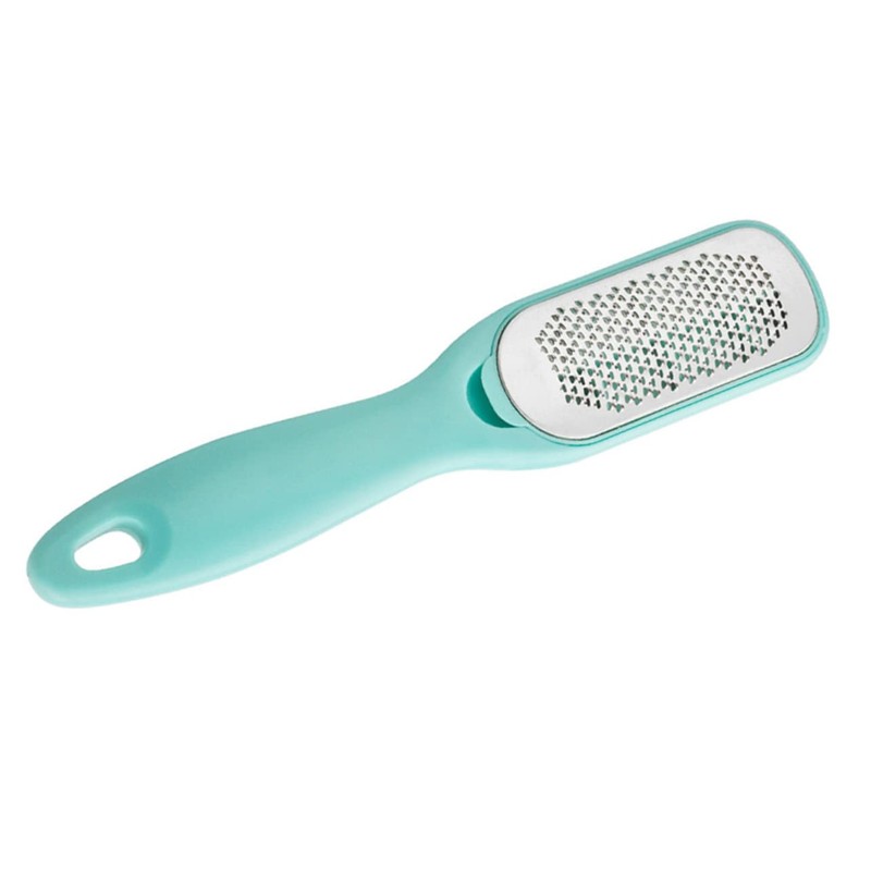 FRCOLOR 1pc Double-sided Stainless Steel Foot File for Callus Removal