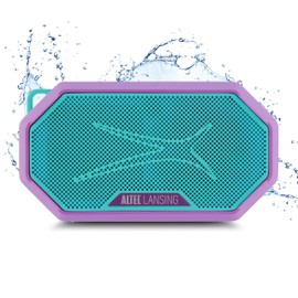 Altec Lansing Portable Bluetooth Speaker HYDRAMINI 2.0, IP67 Waterproof, Portable Speaker, 12h Playtime, Wireless Pairing, USB-C Quick Charge, Magnetic Bluetooth Speaker, Voice Assistant Integration