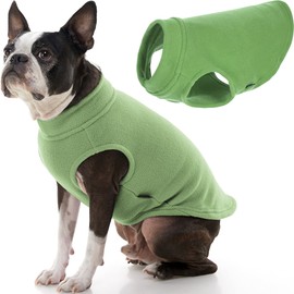 Gooby Stretch Fleece Pull Over Cold Weather Dog Vest, X-Large, Grass Green
