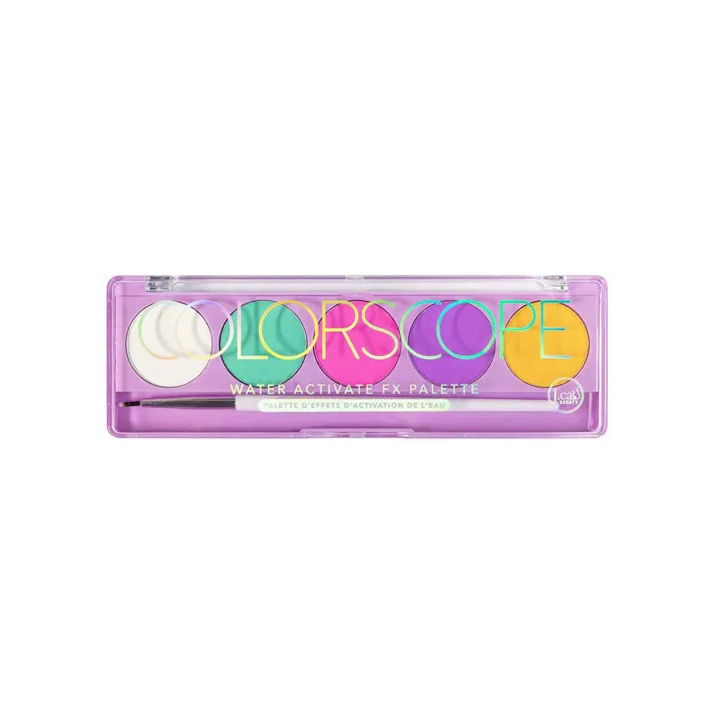 J.Cat Beauty Colorscope Water Activating Liner Palette Bright Pastel