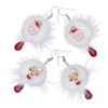 SAFIGLE Christmas Earrings Set Dangle Reindeer Earrings Xmas Holiday Jewelry