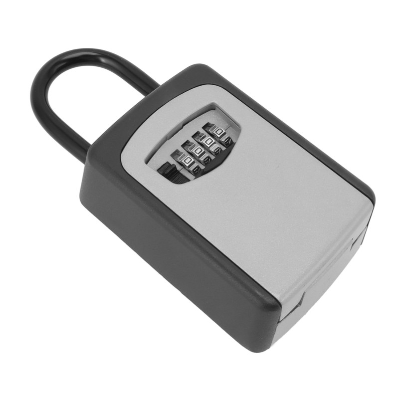 Key Lock Box Large Capacity Wall Mounted Resettable 4 Digit