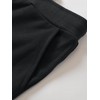 Weintee Women's Petite Sweatpants Jogging Pants with Pockets L Black