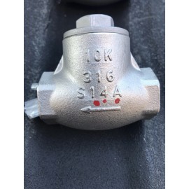 Kitz Stainless Threaded Check Valve 1/2” Npt 200
