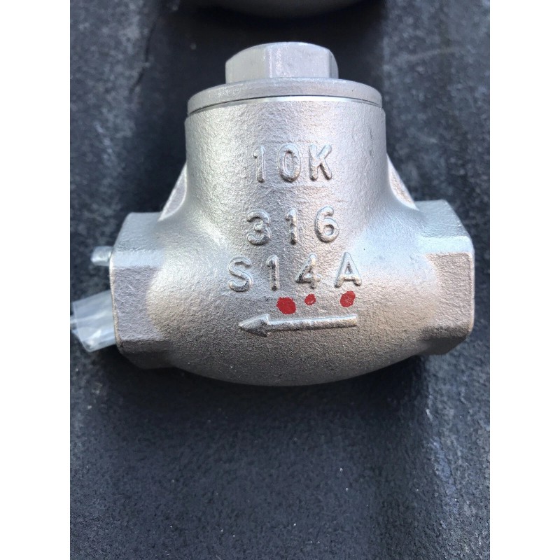 Kitz Stainless Threaded Check Valve 1/2” Npt 200