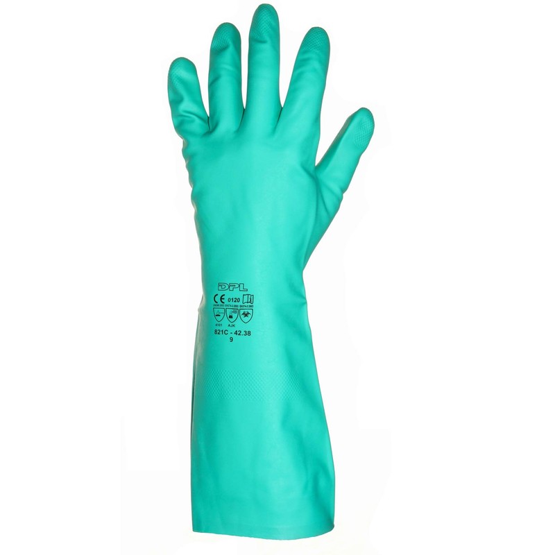 3Kamido Professional Long Rubber Nitrile Gloves for Kitchen, Bathroom, Laboratory,