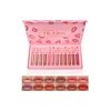 Set De 12 Brillos Labiales, Duraderos Y Fáciles De Aplicar