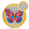 Pink Recovery Butterfly Sobriety Coin - Addicts Embrace Change AA