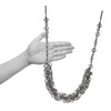 Swish Vetrobello Crystal effect faceted Beaded tieback, Charcoal