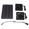 Solar Panel Fan Kit 10W Solar Powered Dual Fans for