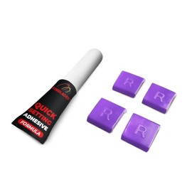 Rimblades Light Joining Clips & Glue – Secure your Rim Protectors | Joint Covers Pack of 4 - Available in 9 Colours (Purple)