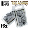 Greenstaff World Gold and Silver Treasure Chest Set Miniature Accessory
