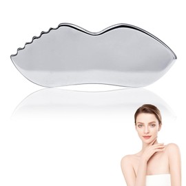 Body Gua Sha Edelstahl,Gua Sha Stein Edelstahl,Guasha Stein für Gesicht Augen Hals Körper,Gua Sha Set,Gesichtsmassage Stein,Gesichtswerkzeuge,Guasha ScrapingMassageTool,Gesichtsschaber,FacialMassage