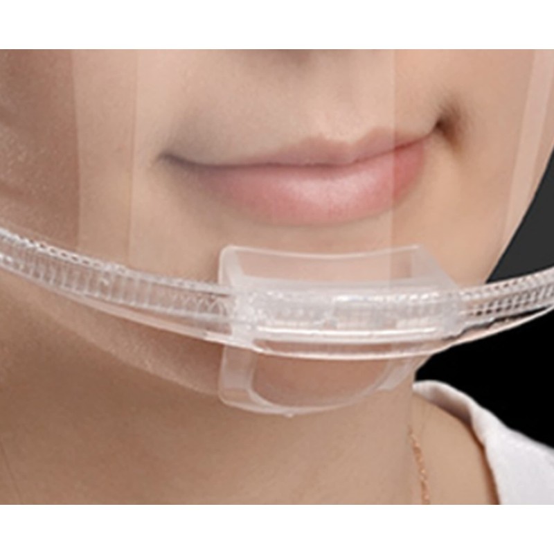tp TRADEPROVIDER Mouth Shield, (20 pieces) Face Shield, Clear Anti-Fog,
