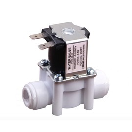 3/8" 12V Inlet Water Solenoid Valve N/C Normally Closed Flow Switch for RO Reverse Osmosis Pure System