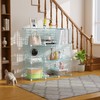 C&AHOME Wire Cube Storage, 9 - Cube Organizer Metal C