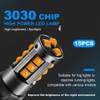 HAISECA AC/DC 9-36V PW24W PWY24W LED Bulb Amber,1200LM DRL Daytime