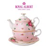 Royal Albert New Imperial Rose Tea for One Polka Pink