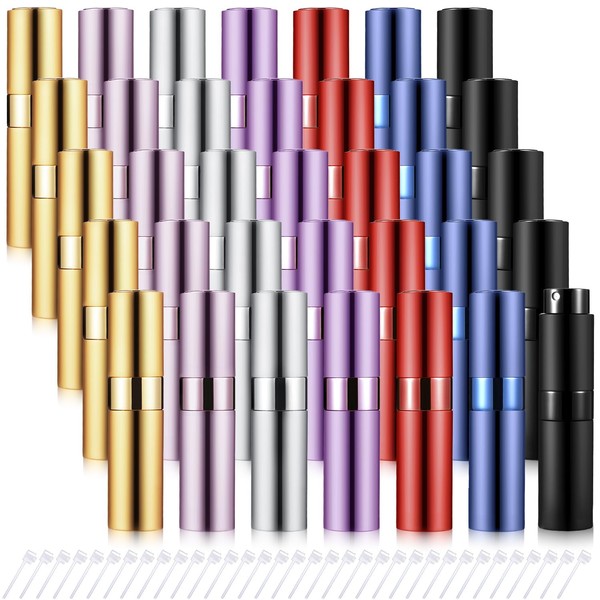 35 Pieces Refillable Perfume Atomizer Mini Refillable Spray Perfume Bottle