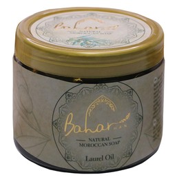 BaharHan Moroccan Black Soap With Laurel Essential Oil - 450 gr / 15.87 oz