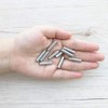 Yesallwas 10PCS 6mm x 30mm Dowel Pin Stainless Steel Shelf