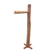 36 in. Debarked Teak Log Pole Waterfall Fountain