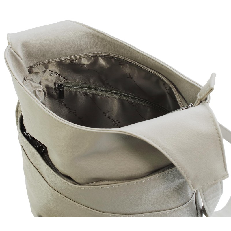 JENNIFER JONES Women's Shoulder Bag with Zip - Handbag in
