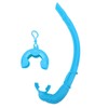 Dry Snorkel Full Silicone Soft Portable with Storage Box Snorkel