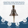 5" Solid Brass Bell Antique Brass Quality Marine Wall Mounted